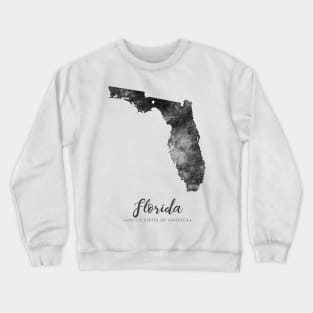 Florida state map Crewneck Sweatshirt